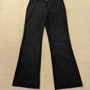 Women's Mossimo Black Pinstripe Pants Size 6